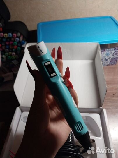 3d ручка dexp новая + много пластика к ней