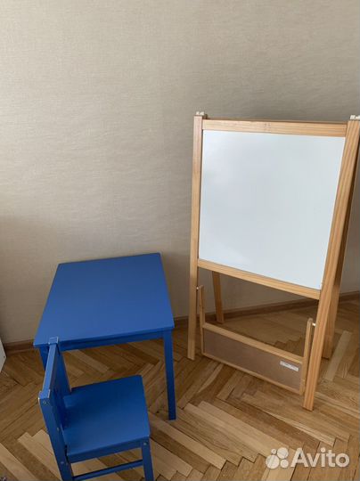 Детский стол, стульчик и мольберт IKEA икеа