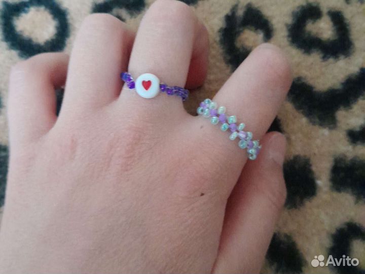 Кольца из бисера