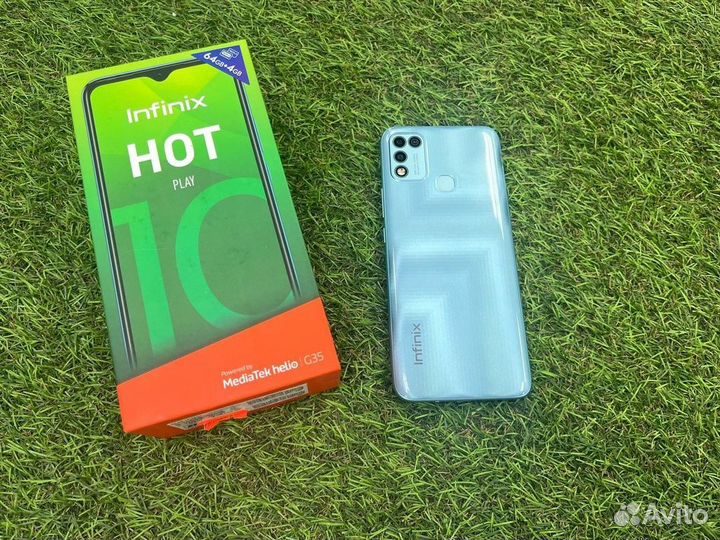 Infinix Hot 10 Play, 4/64 ГБ