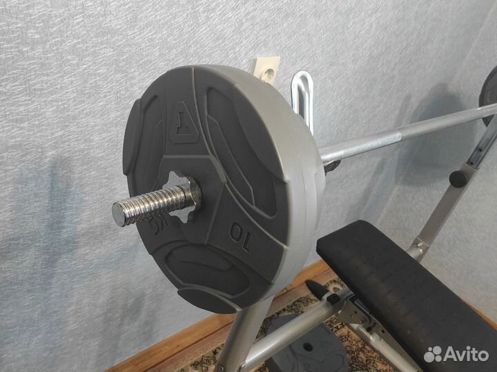 Силовая скамья kettler primus и штанга