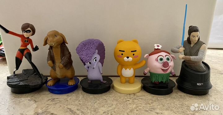 Sweet box, машинки, топперы из кино, из Макдональд