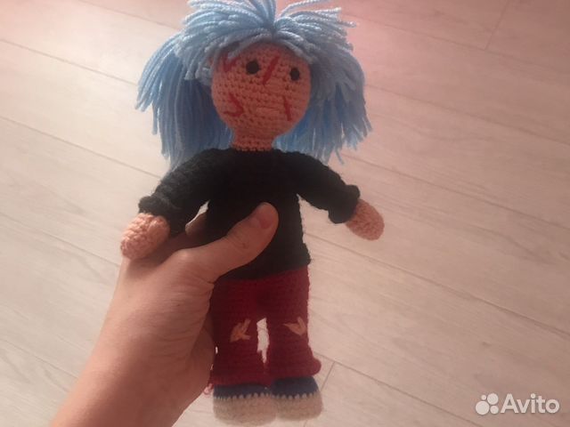 Кукла вязаная sally face амигуруми