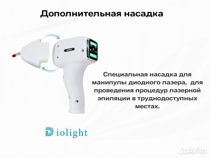 Диодный лазер DioLight UltraOne 1800вт, рассрочка