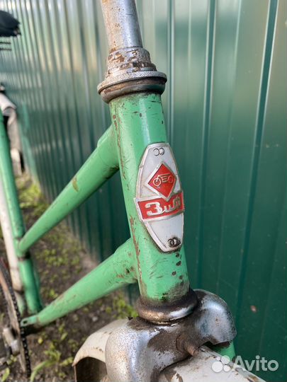 Велосипед СССР на ходу