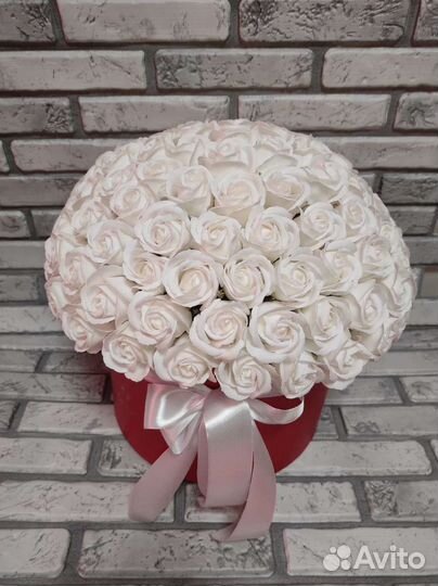 Букет из мыльных роз 101