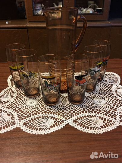 Стаканы и графин СССР много посуды по запросу фото