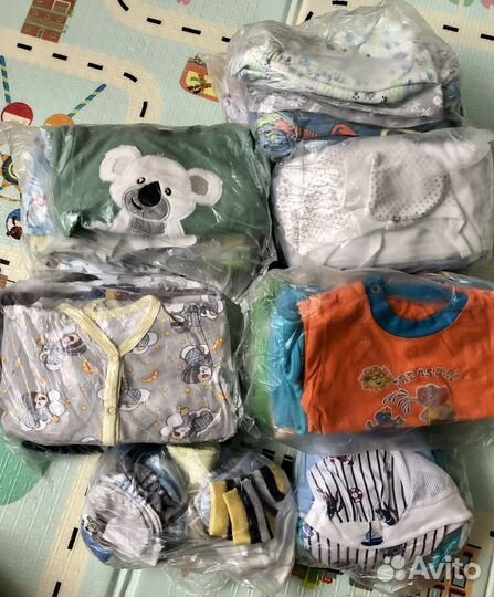 Детские вещи пакетом на мальчика от 0-3 месяцев