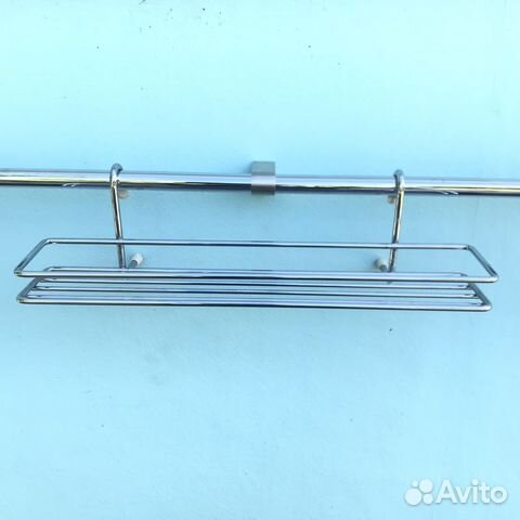 Полки для рейлинга Италия хром глянец