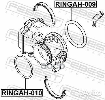 Кольцо уплотнительное дроссельной заслонки ring