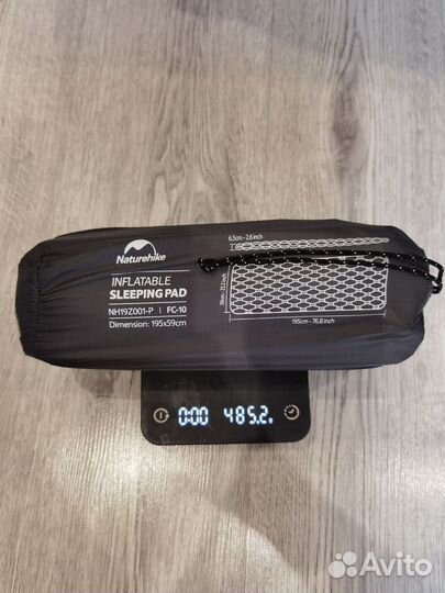 Коврик надувной naturehike fc10