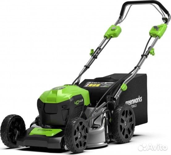 Газонокосилка аккумуляторная greenworks GD40LM46SP