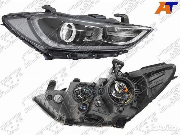 Фара hyundai elantra 16-18 RH с диодами