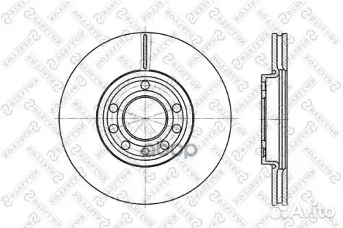 Диск торм. пер. opel vectra 1.6-2.2dti 0 перед