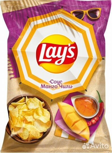 Авито доставка чипсы lays соус манго чили лейс