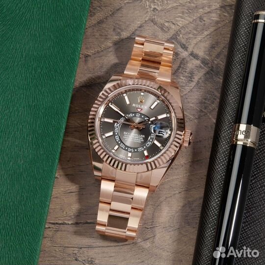 Часы Rolex Sky Dweller 42 mm Rose Gold Grey Dial