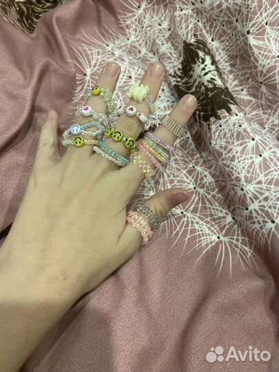 Колечки из бисера