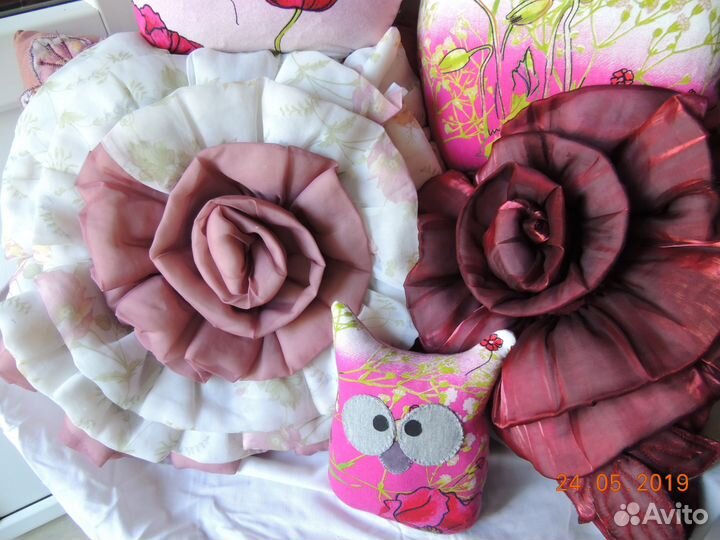 Подушки-игрушки подушки ручной работы