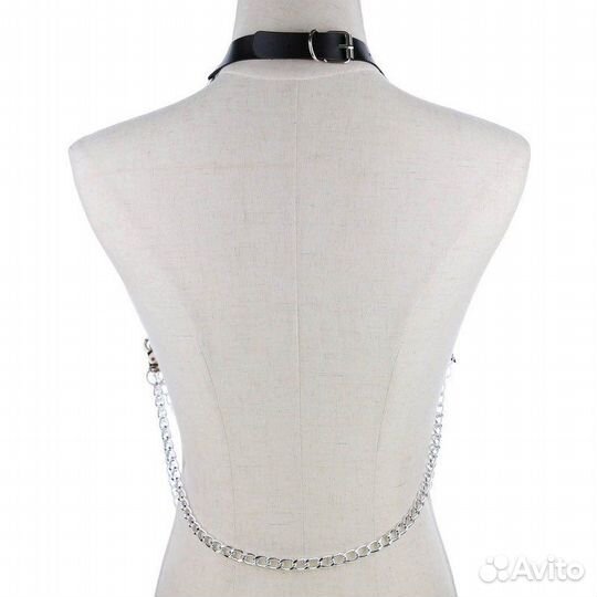 Портупея чокер украшение на тело в стиле панк