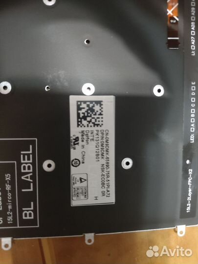 Клавиатура Dell G3 17 3779 черная