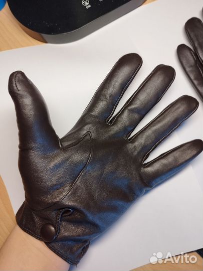 Перчатки кожаные мужские