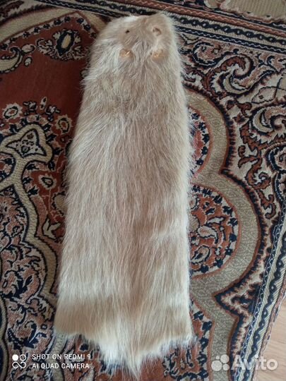 Мех нутрии цельный, чулок