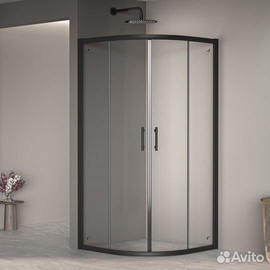 Душ. уголок RGW 80x80 Черный Passage 02085188-14