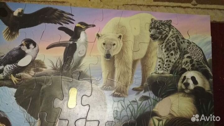 Пазлы напольные и настольные