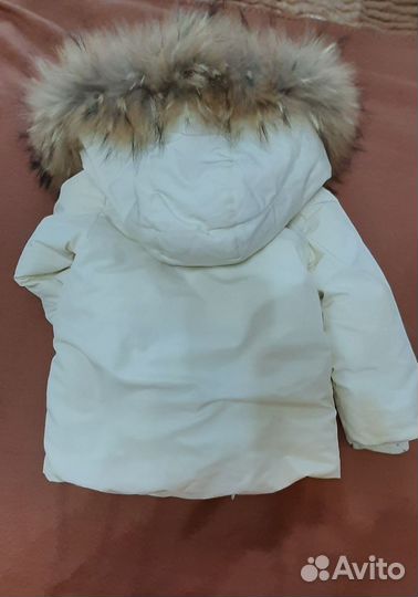 Парка для девочки 80 86 размер
