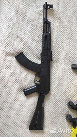 Автомат ак-47 стреляющий орбизами