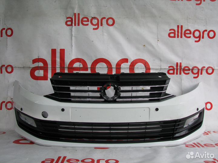 Volkswagen Polo 5 Бампер Передний 2015-2020
