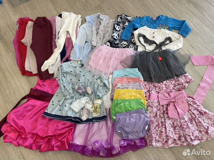 Вещи пакетом на девочку 86-92