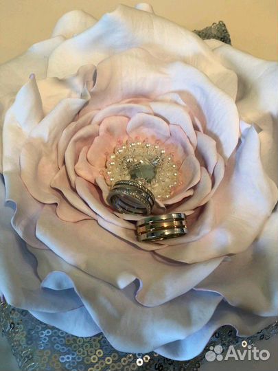 Подушка для колец свадебная