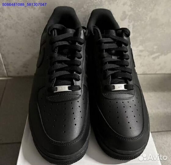 Кроссовки Nike air force 1 black оригинал