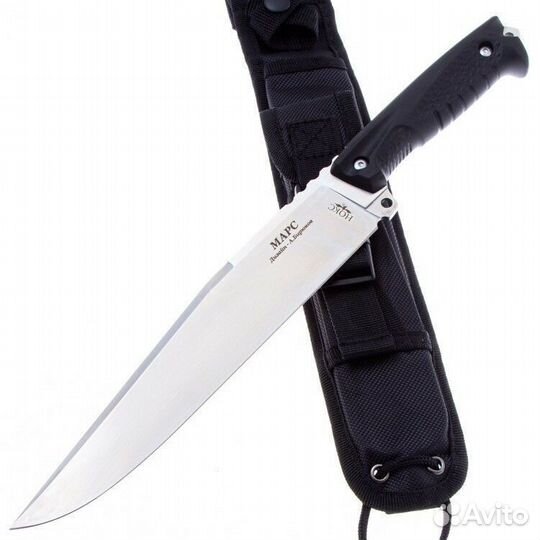 Нож Нокс Марс сталь D2 рукоять черная резина