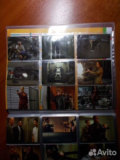 Коллекционые карточки Терминатор 3 (72 шт)