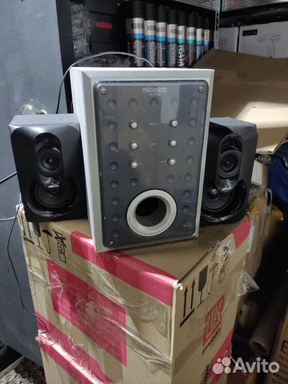 Колонки 2.1 microlab м555 +dexp колонки