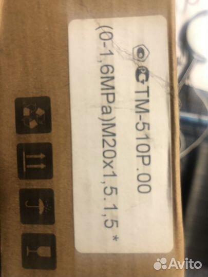 Манометр тм-510Р 00(0-1,6мра) М20х1,5.1,5*