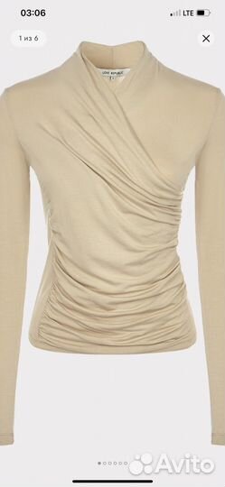 Топ с запахом и драпировками