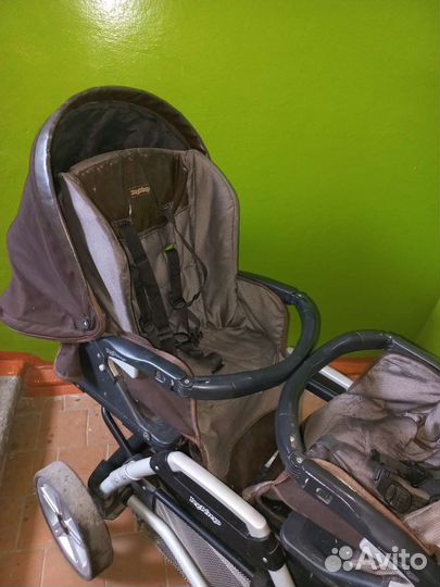Коляска для двойни pegg perego