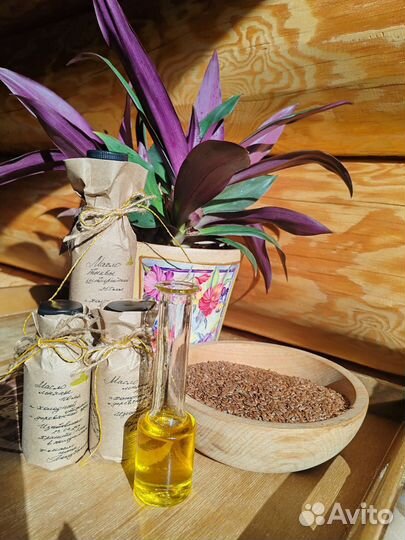 Масло холодного отжима льняное 100 мл