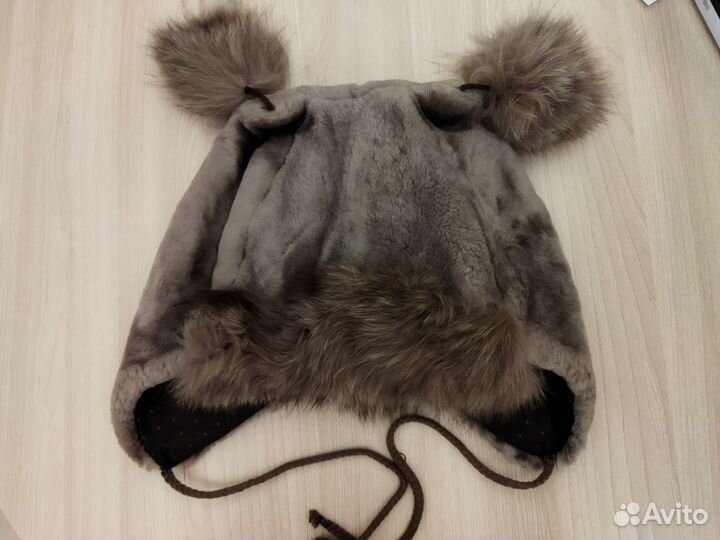 Зимняя шапка натуральный мех