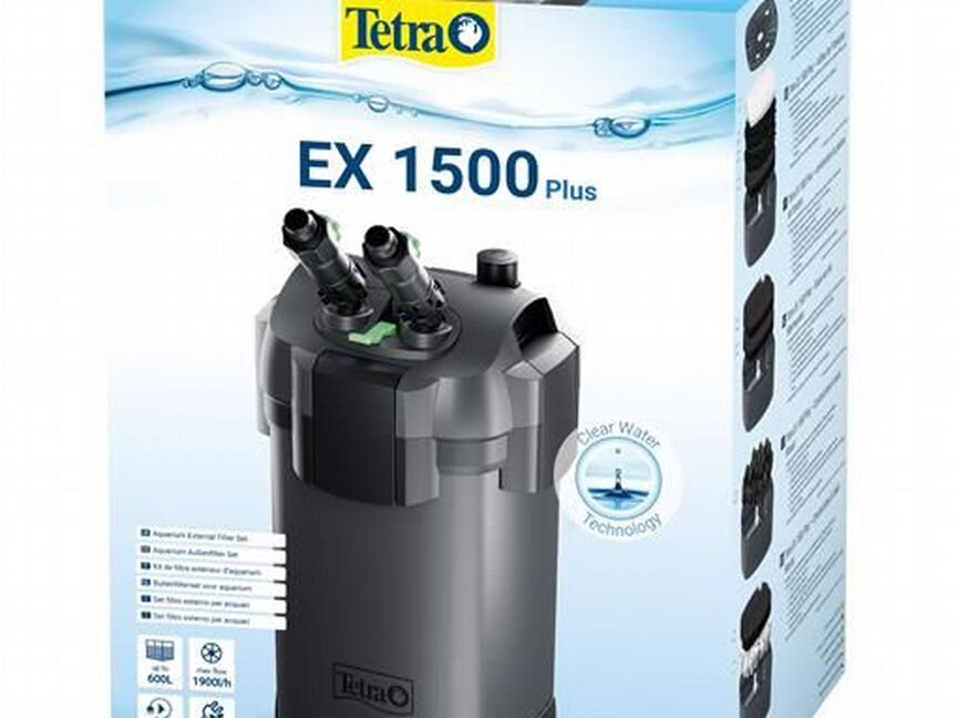 Tetra EX1500 plus внешний фильтр для аквариумов, 1