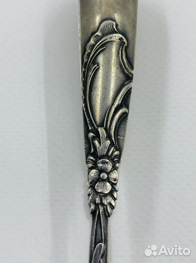 Щипцы для сахара Цветы Серебро 84 пробы