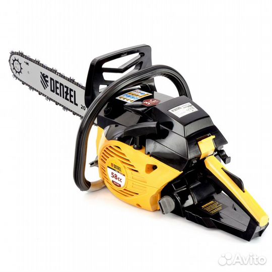 Бензопила 4 л.с 58 см3 арт 95235 Denzel