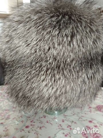 Шапка из чернобурки женская