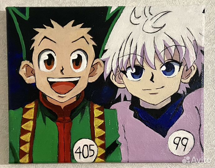 Картина акрилом на холсте