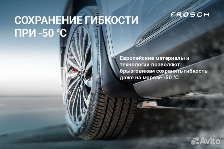 Брызговики передние для geely Atlas Pro 2021 - 2 ш