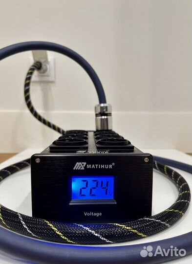 Hi-Fi фильтр питания 6-8постов+кабель