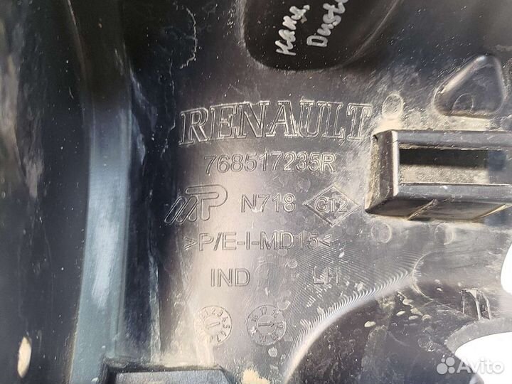 Накладка порога передняя левая Renault Duster